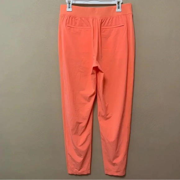 Athleta Brooklyn Ankle Pant Sunset Glow Coral Size 10 Tall NWOT New - Picture 10 of 15